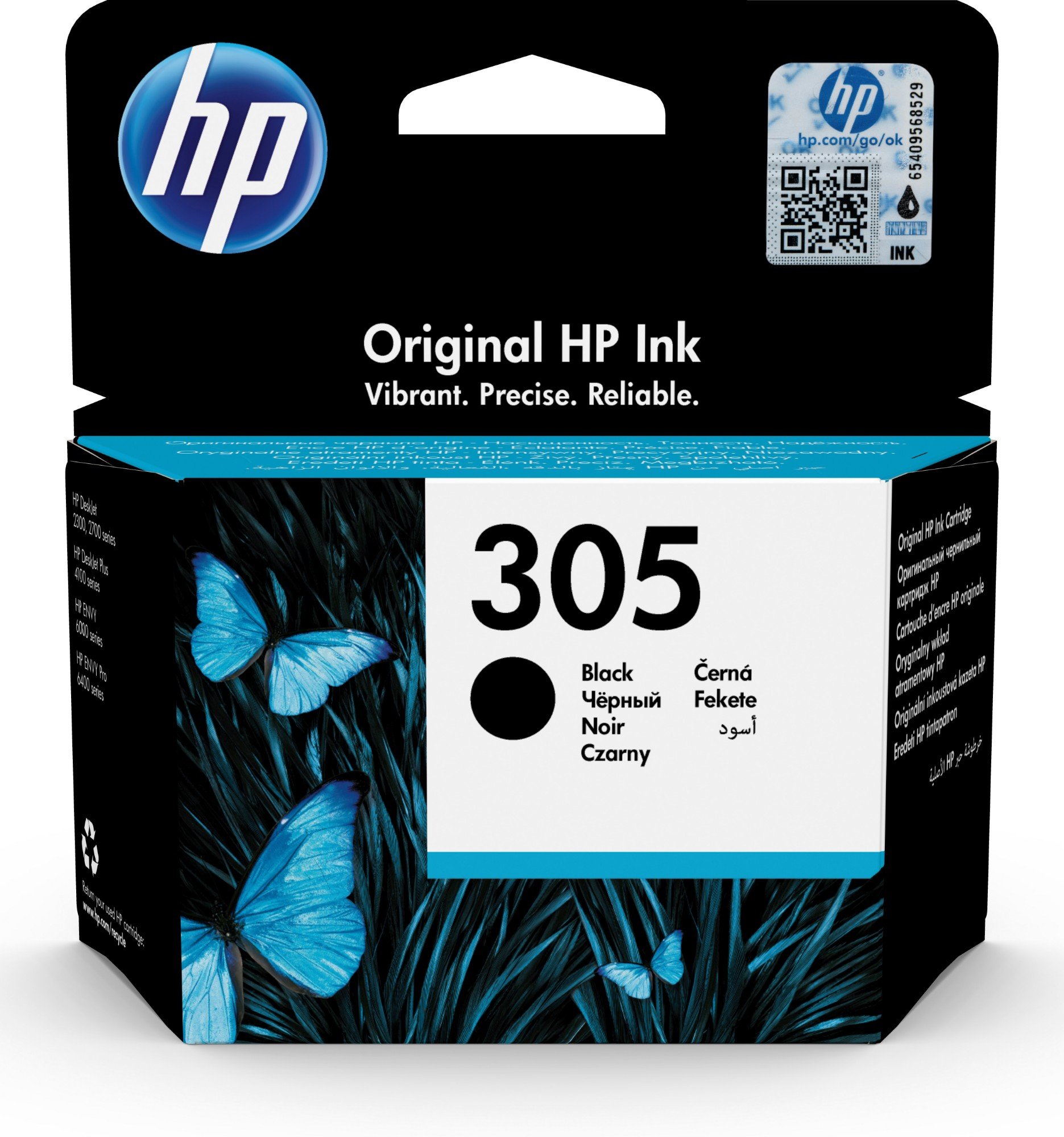 Original HP 305 Black Inkjet Cartridge 3YM61AE