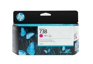 HP Original HP 738 Magenta Inkjet Cartridge 498N6A