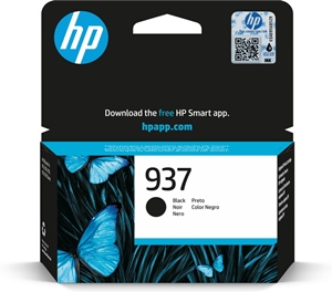 HP Original 937 Black Inkjet Cartridge 4S6W5NE