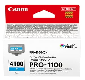 Canon Original PFI-4100C Cyan Inkjet Cartridge 6778C001