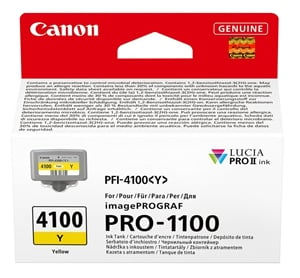 Original Canon PFI-4100Y Yellow Inkjet Cartridge 6780C001