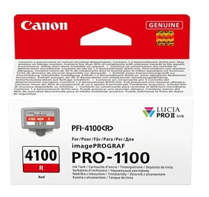 Canon Original PFI-4100R Red Inkjet Cartridge 6785C001