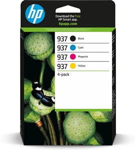 Original HP 937 Four Colour Inkjet Multipack 6C400NE