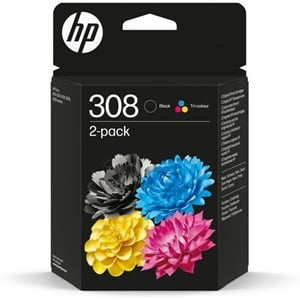 HP Original 308 Black &amp; Tri-Colour Ink Cartridge Multipack 6L6S6UE