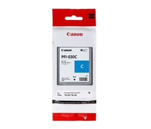 Canon Original PFI-030C Cyan Inkjet Cartridge 3490C001