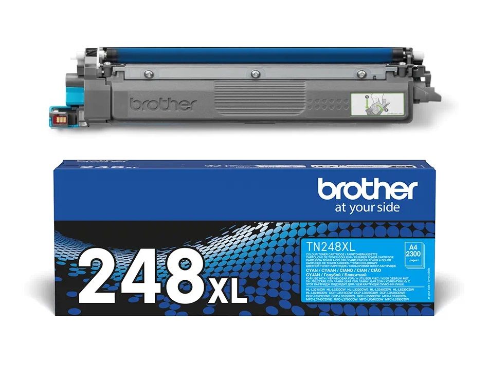 Brother Original TN-248XLC Cyan Toner Cartridge