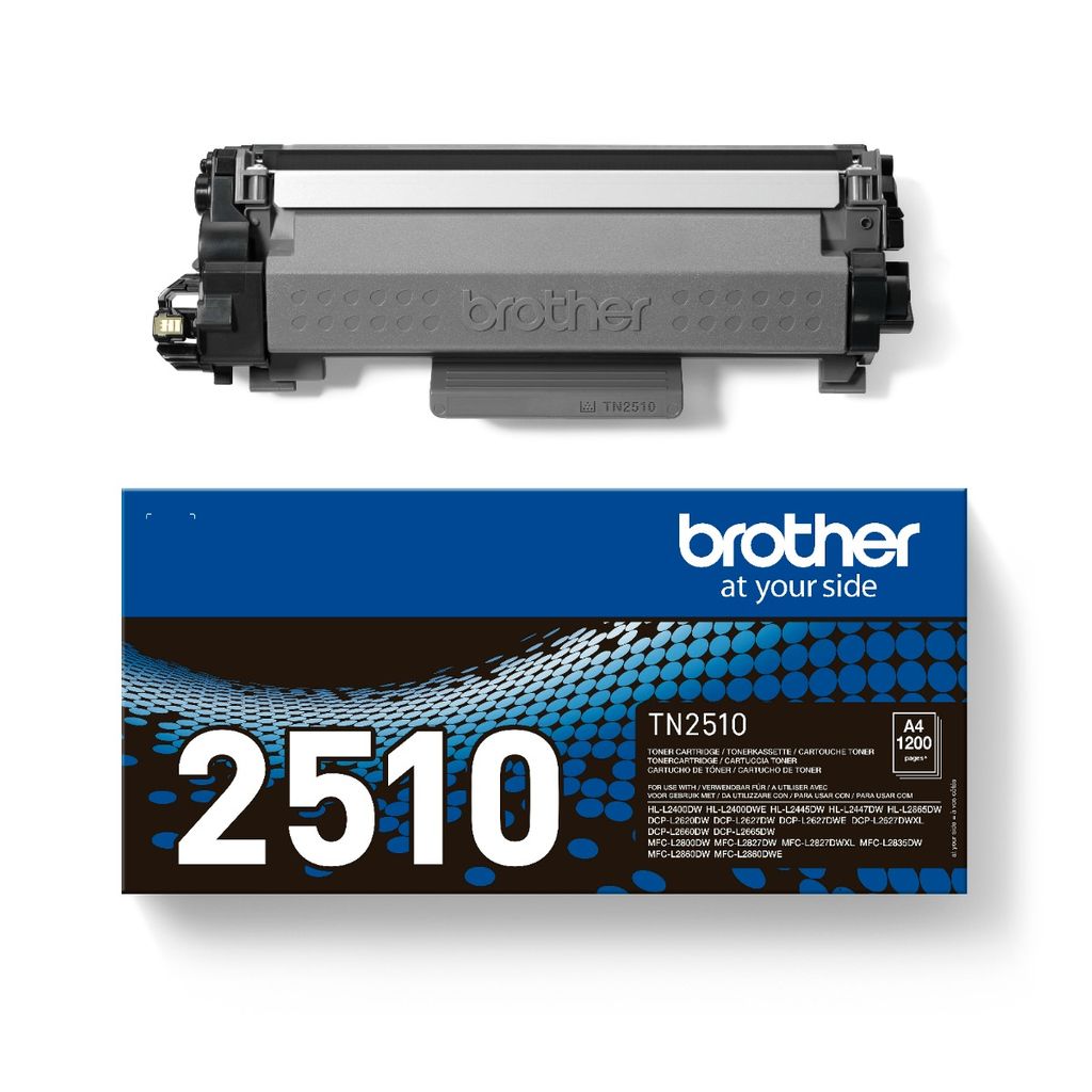 Brother Original TN-2510 Black Toner Cartridge