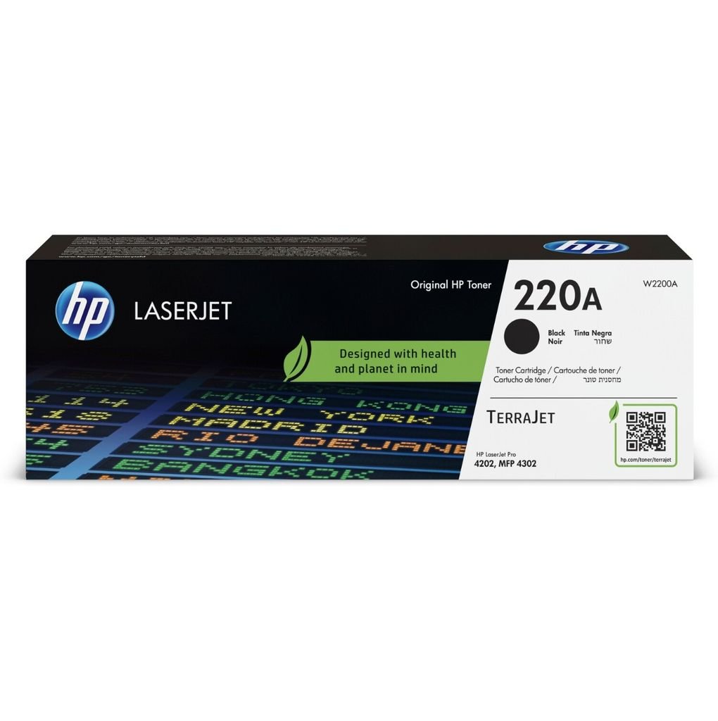 Original HP 220A Black Toner Cartridge W2200A