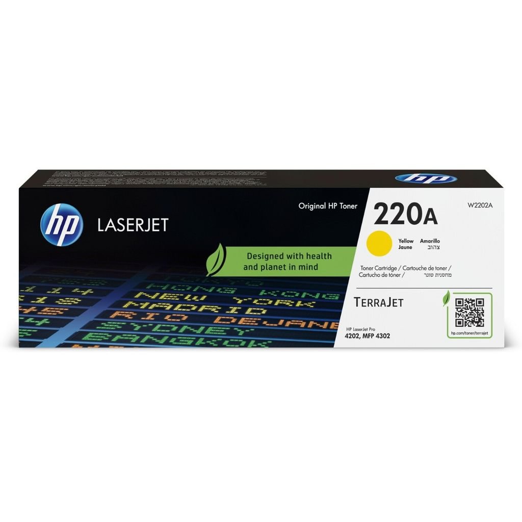 HP Original 220A Yellow Toner Cartridge W2202A